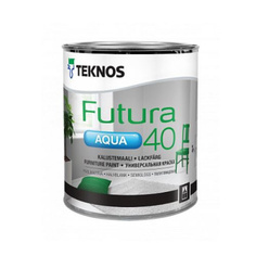 Краска универсальная Teknos Futura Aqua 40 PM1 0,9 л