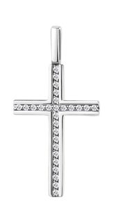 Серебряные крестики и иконки Крестики и иконки Aquamarine 020056-S-a