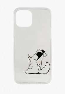 Чехол для iPhone Karl Lagerfeld 12/12 Pro (6.1), PC/TPU Choupette Fun Transparent