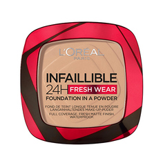 Пудра компактная для лица LOREAL INFAILLIBLE 24H FRESH WEAR тон 120 vanilla L'Oreal