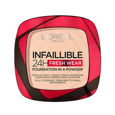Пудра компактная для лица LOREAL INFAILLIBLE 24H FRESH WEAR тон 180 rose sand L'Oreal