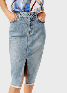Прямая джинсовая юбка-карандаш O'stin
