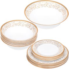 Сервиз столовый из стеклокерамики, 19 предметов, Империя W-19E6/6/1706