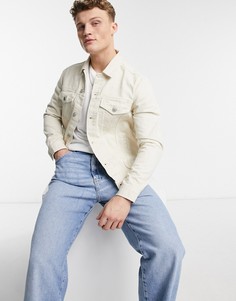 Светлая джинсовая куртка New Look-Белый