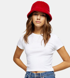 Белая базовая футболка Topshop Petite-Белый