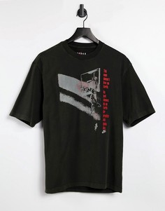Черная футболка с рисунком Nike Jordan MJ Flight-Черный цвет