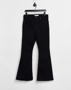 Расклешенные джинсы черного цвета Topshop Jamie-Черный цвет
