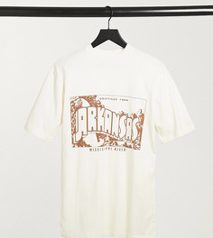 Белая футболка в стиле унисекс с принтом "Arkansas" Reclaimed Vintage Inspired-Белый