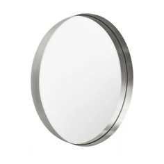 Зеркало настенное круглое 70 см (ifdecor) серебристый 70.0x70.0x3.0 см.