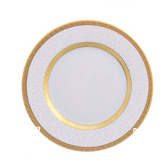 Набор тарелок diamond white gold (6 шт) (falkenporzellan) золотой