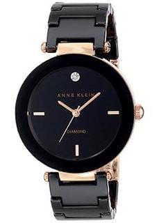 fashion наручные женские часы Anne Klein 1018RGBK. Коллекция Diamond