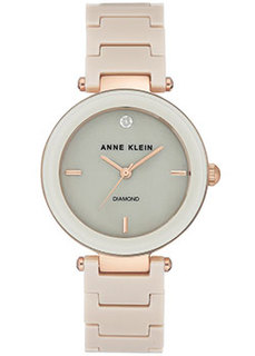 fashion наручные женские часы Anne Klein 1018RGTN. Коллекция Diamond