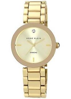 fashion наручные женские часы Anne Klein 1362CHGB. Коллекция Diamond