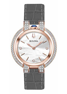 Японские наручные женские часы Bulova 98R268. Коллекция Rubaiyat