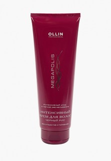 Крем для волос Ollin MEGAPOLIS для восстановления волос OLLIN PROFESSIONAL интенсивный черный рис, 250 мл