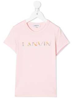LANVIN Enfant футболка с логотипом