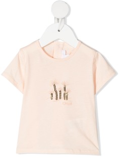 Chloé Kids футболка с пайетками