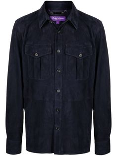 Ralph Lauren Purple Label куртка-рубашка на пуговицах