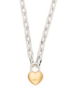 AMBUSH колье Heart Padlock с подвеской