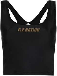 P.E Nation топ без рукавов Front Runner с логотипом