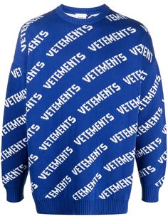 VETEMENTS джемпер с логотипом