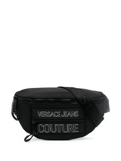Versace Jeans Couture поясная сумка на молнии с логотипом