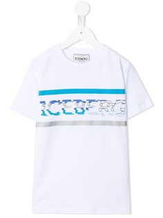 Iceberg Kids футболка с круглым вырезом и логотипом