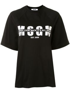 MSGM футболка с логотипом