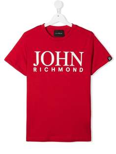 John Richmond Junior футболка с короткими рукавами и логотипом