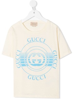 Gucci Kids футболка с принтом