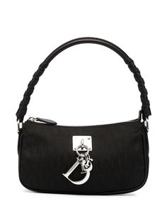 Christian Dior сумка Lady Dior pre-owned с узором Trotter
