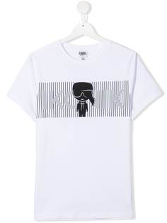 Karl Lagerfeld Kids футболка с принтом K/Ikonic