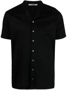 D4.0 рубашка с короткими рукавами и заостренным воротником La Fileria For D'aniello
