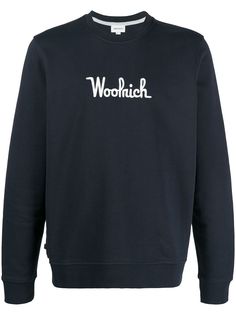 Woolrich толстовка с вышитым логотипом