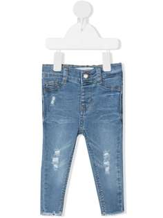 Levis Kids джинсы скинни с эффектом потертости