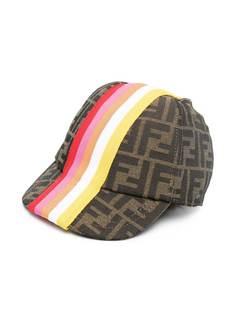 Fendi Kids кепка с узором FF
