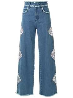 Andrea Bogosian расклешенные джинсы Sakura