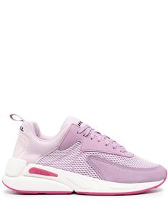 Diesel кроссовки на шнуровке со вставками