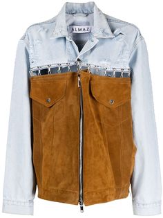 Almaz джинсовая куртка со вставками