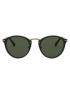 Persol солнцезащитные очки в круглой оправе