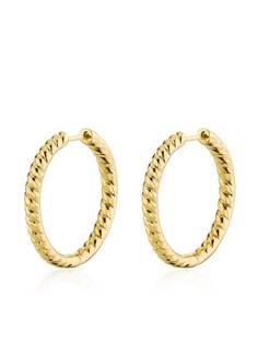Anita Ko 18K yellow gold Zoe hoop earrings