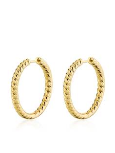 Anita Ko 18K yellow gold Zoe hoop earrings