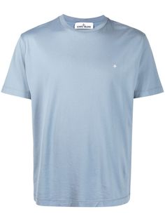 Stone Island футболка с вышитым логотипом