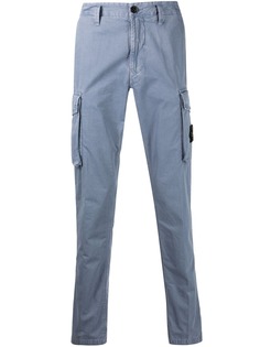 Stone Island брюки карго с нашивкой-логотипом