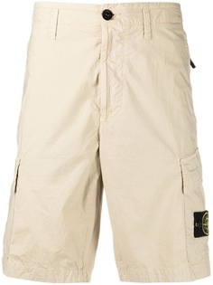 Stone Island шорты карго с нашивкой-логотипом