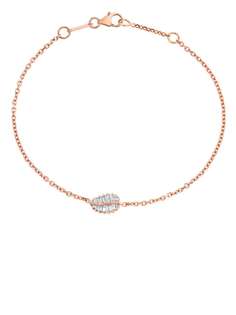 Anita Ko 18K rose gold small palm leaf diamond bracelet