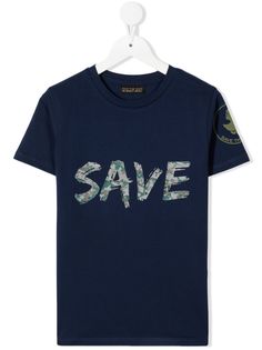 Save The Duck Kids футболка с надписью