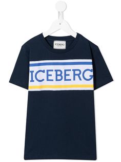 Iceberg Kids футболка с круглым вырезом и логотипом