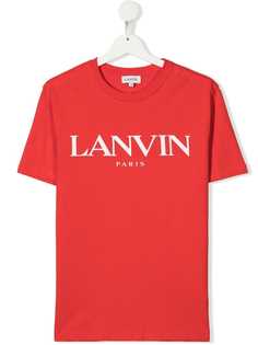 LANVIN Enfant футболка с логотипом