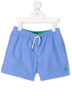Ralph Lauren Kids плавки-шорты с вышитым логотипом